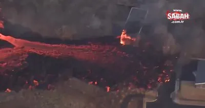 İzlanda’daki yanardağ patladı, lavlar yerleşim yerlerine ulaştı! | Video