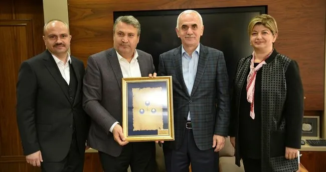 Başkan Çerçi Erol Kaya’yı ağırladı