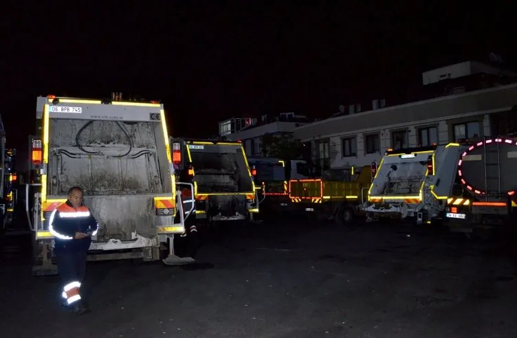 Maltepe'de temizlik işçilerinin eylemi... Sokaklar çöp içinde