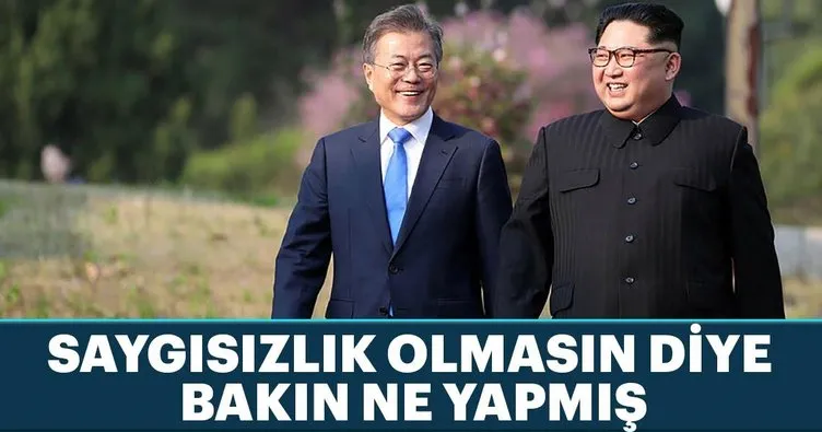 Kim Jong-un saygısından sigara içmemiş