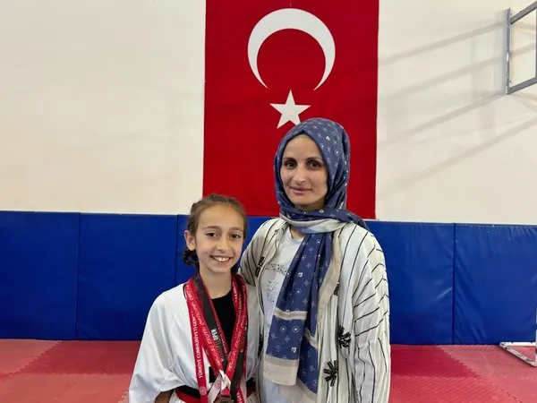 Melek Su Dönmez Tekvando Antrenmanında