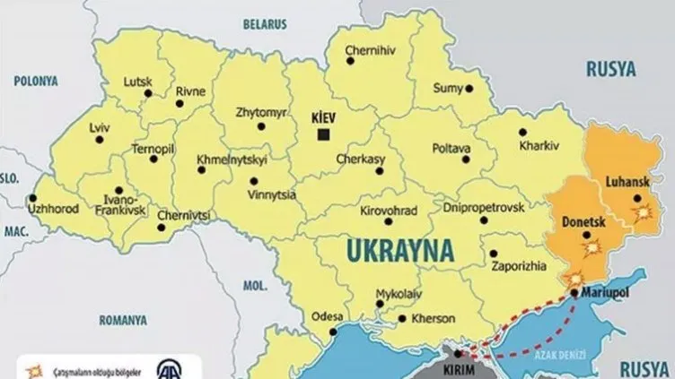 Mariupol nerede, hangi ülkenin şehri, haritadaki yeri ne? Rusya Ukrayna savaşında Mariupol konumu ve önemi nedir?