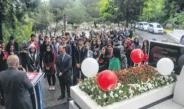 Demokrasi şehidi mezarı başında anıldı