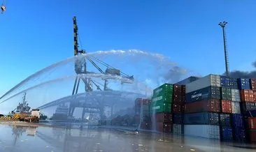 SON DAKİKA: İskenderun Limanı’nda yangın kontrol altına alındı