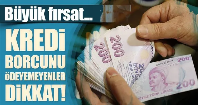 banka kredi borcu olanlar dikkat