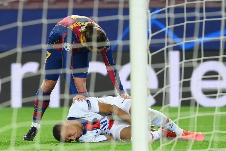 Son dakika: Pique ve Griezmann’dan şok küfürler! PSG maçında birbirlerine girdiler