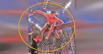 UFC Dünya Şampiyonu Khabib Nurmagomedov, Justin Gaethje’yi böyle bayıltarak nakavt etti | Video