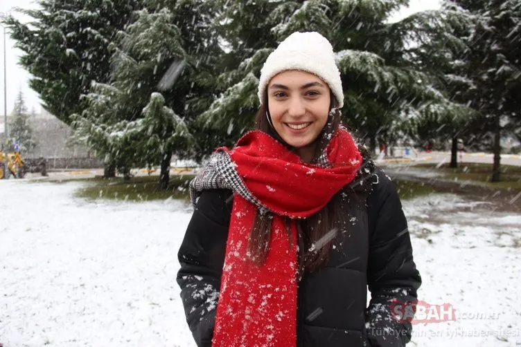Kar İstanbul’un kapısında! Kocaeli beyaza büründü! İşte kar yağışından kareler