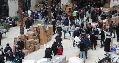Kütahya ve ilçelerinden toplam 42 tır erzak ve eşya gönderildi #kutahya