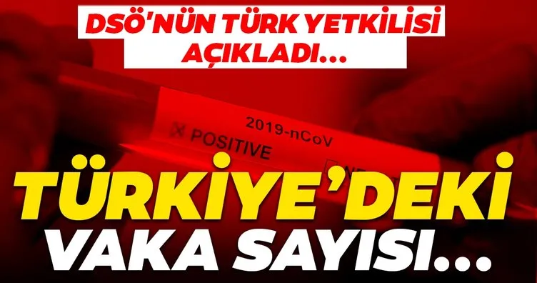 DSÖ’nün Türk yetkilisinden son dakika açıklaması! Türkiye’de corona virüs vaka sayısındaki azalma...