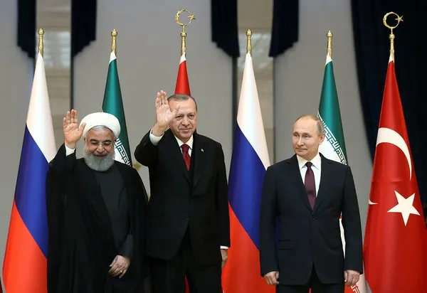 Türkiye-Rusya-İran Üçlü Zirvesi'nden yansıyan kareler
