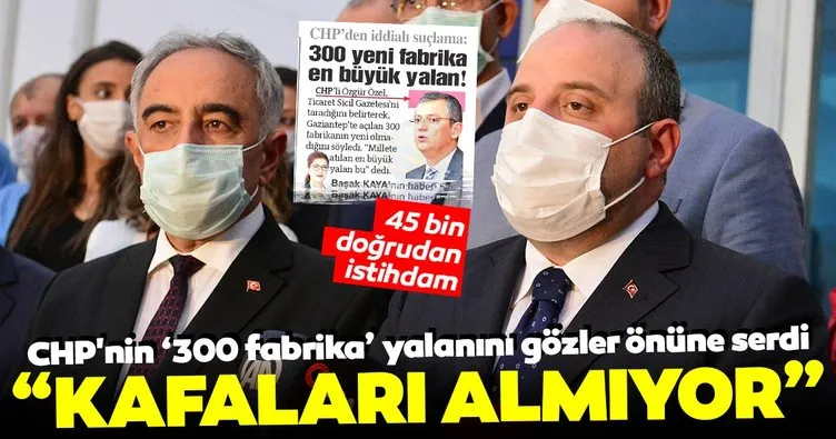 SON DAKİKA! Bakan Varank’tan CHP’nin 300 fabrika yalanına tepki: Kafaları almıyor...