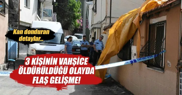 İzmir’deki üçlü infaza gözaltı