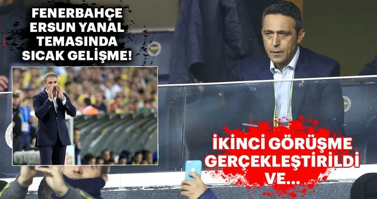 Fenerbahçe-Ersun Yanal görüşmelerinde son dakika gelişmesi