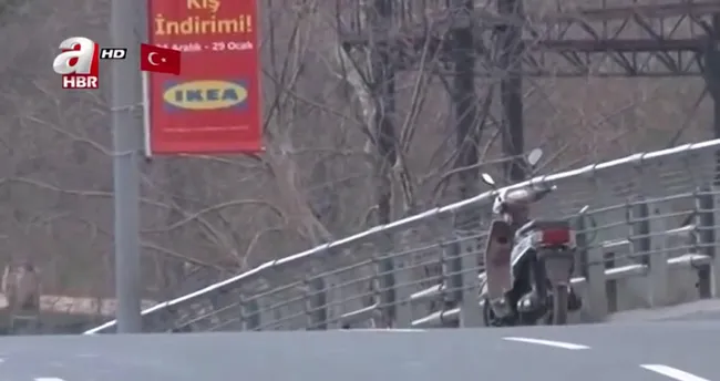 Şehitler tepesinde şüpheli motosiklet alarmı!