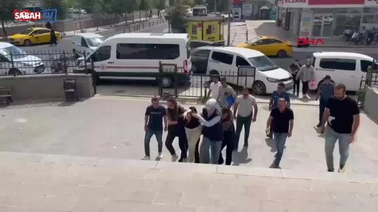 Dikkat çekmemek için şık giyinip, şapka ve gözlük takan hırsızlık şüphelisi 3 kadın yakalandı | Video