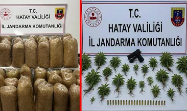 Hatay’da nefes kesen operasyon! Çok sayıda uyuşturucu madde  ve silah ele geçirildi: 71 gözaltı