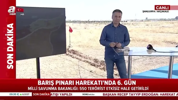 Barış Pınarı Harekatında 6. gün