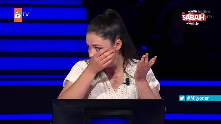 Kim Milyoner Olmak İster’de istediği soruya kadar gelince gözyaşlarına hakim olamadı! | Video