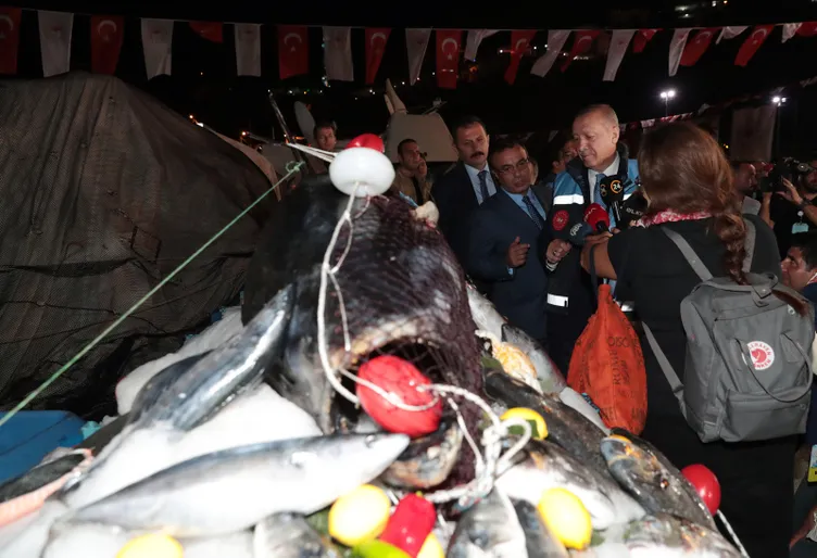 Cumhurbaşkanı Erdoğan, su ürünleri av sezonunun açılış programına katıldı