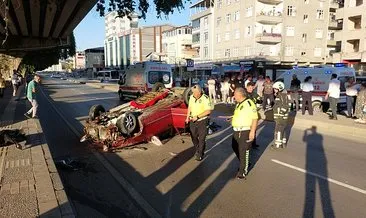 Samsun'da düğün konvoyunda trafik kazası! Yaralılar var #samsun