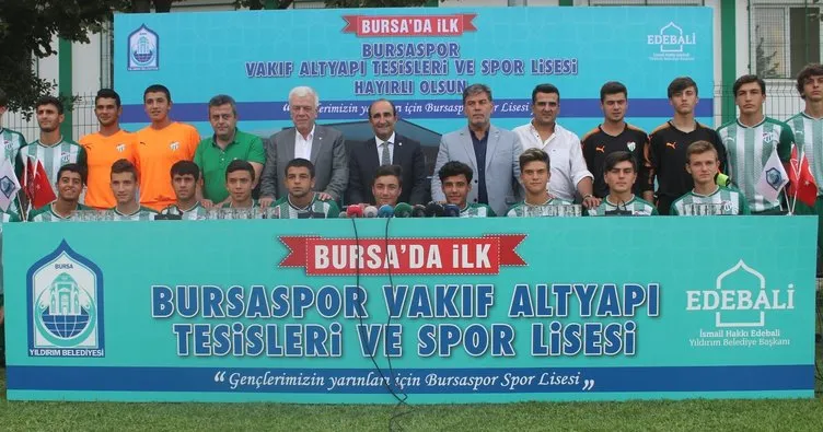 Bursaspor spor lisesi projesini tanıttı