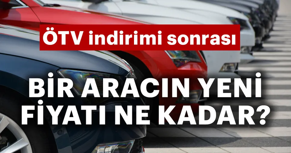 İndirimler sonrası 100 bin TL�lik bir aracın fiyatı