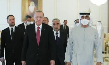 Başkan Recep Tayyip Erdoğan’dan BAE’ye taziye ziyareti