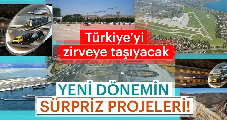 İşte yeni dönemin projeleri