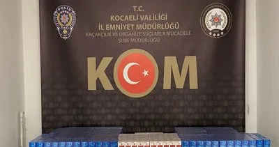 Kocaeli’de kaçak sigara operasyonu: 1350 paket ele geçirildi #kocaeli