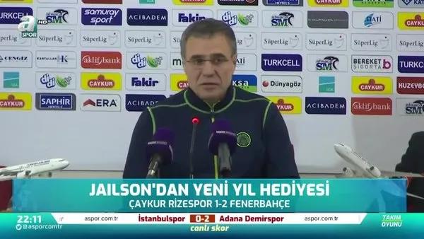 Çaykur Rizespor 1-2 Fenerbahçe karşılaşması sonrası Ersun Yanal'dan flaş açıklama 
