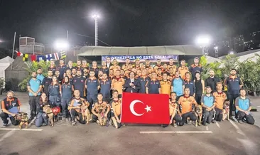 Türk ekibine kahramanlık nişanı