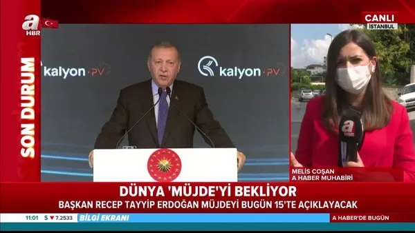 Dünya Cumhurbaşkanı Erdoğan'ın açıklayacağı dev müjdeyi bekliyor | Video