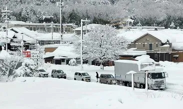 Japonya’da yoğun kar yağışı hava ve demir yolu trafiğini aksattı