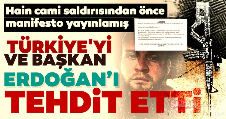 Yeni Zelanda'daki katliamcı saldırıdan önce manifesto yayınlamış