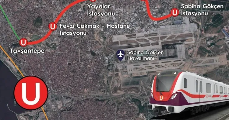 Pendik Sabiha Gökçen Havalimanı Metro Hattı 2 Ekim’de açılıyor