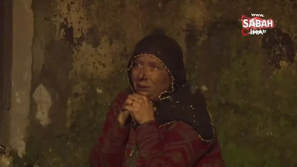 Adana'da yaşlı kadın evinin yanışını gözyaşları içinde izledi