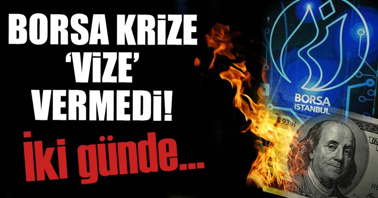 Borsa kayıplarını geri aldı, dolar düştü!