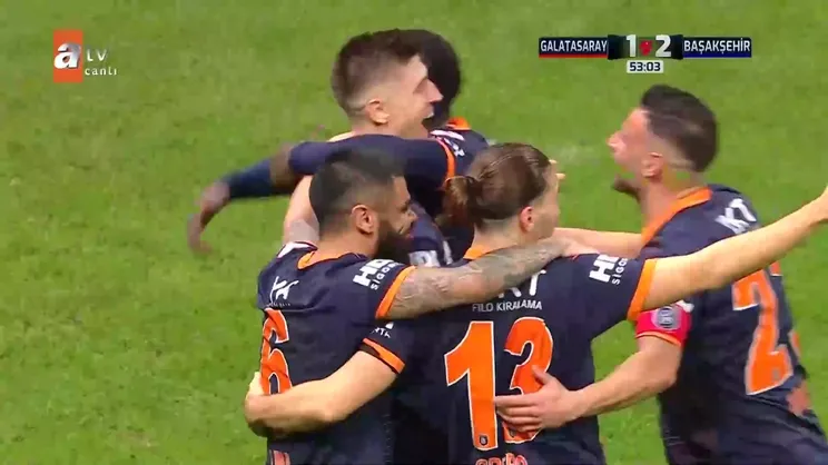 GOL | Galatasaray 1-2 Rams Başakşehir Fk