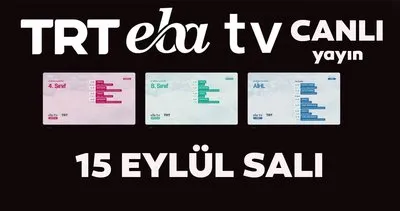 TRT EBA TV canlı izle! 15 Eylül 2020 Salı ’Uzaktan Eğitim’ Ortaokul, İlkokul, Lise kanalları canlı yayın | Video
