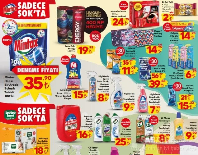 ŞOK 14-20 Nisan 2021 aktüel ürünler kataloğu yayınlandı! Haftanın ŞOK aktüel ürünler kataloğu indirimleri ile büyük fırsatları kaçırma!