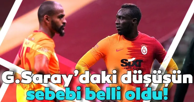 Galatasaray’daki düşüşün sebebi belli oldu!