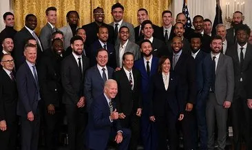 Biden, NBA şampiyonu Golden State Warriors’ı Beyaz Saray’da ağırladı