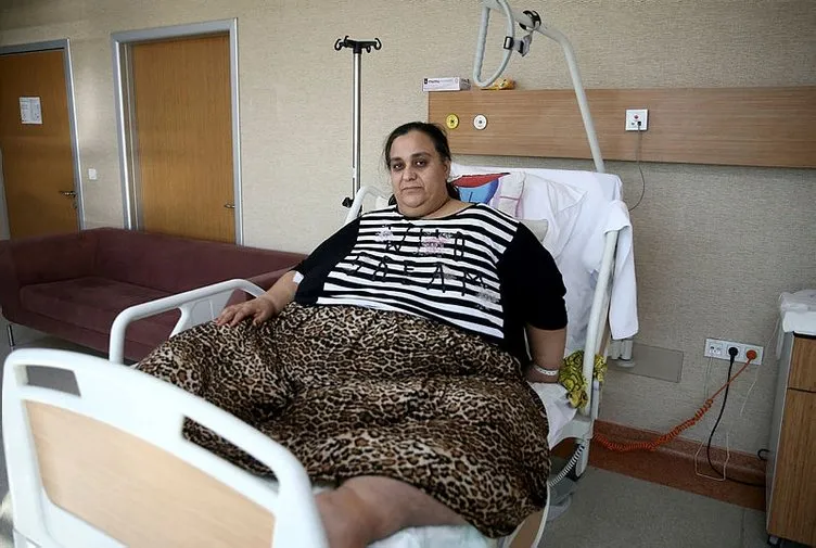 Türkiye’nin en kilolu kadını bu yöntemle 250 kilo verecek!