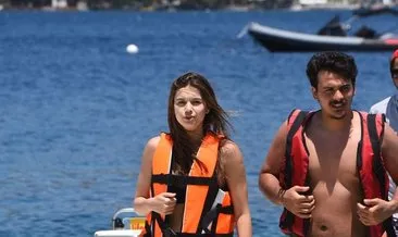 Afra Saraçoğlu ve sevgilisi Eray Altay aşk tatilinde