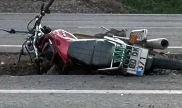 İş makinesiyle çarpışan motosiklet sürücüsü öldü #osmaniye