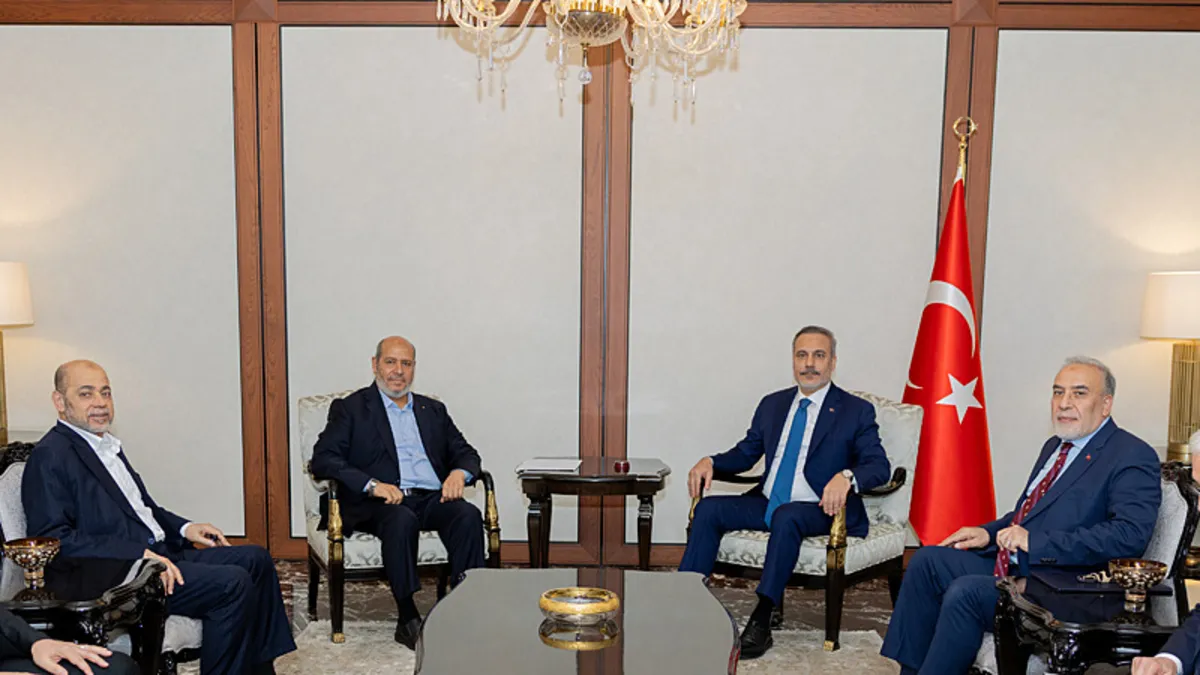 Bakan Fidan, Hamas heyetini kabul etti