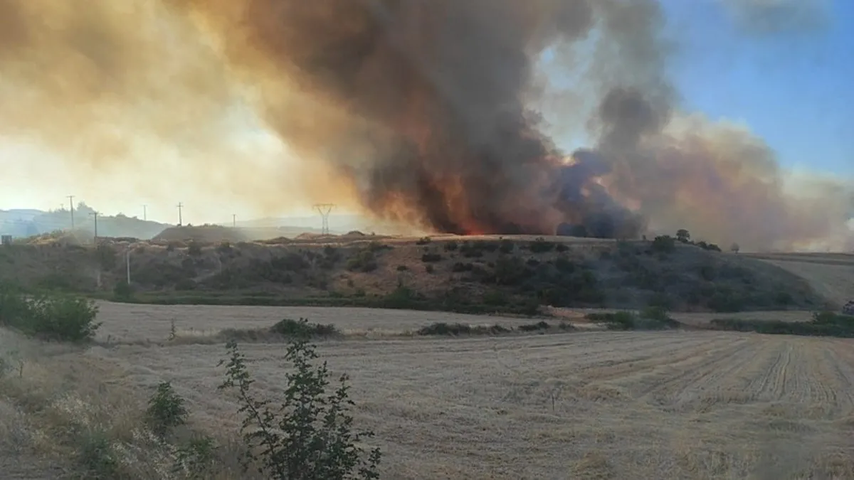 Bilecik’te ormanlık alanda yangın çıktı: Alevler NATO tesislerine de sıçradı! Bilecik’te ormanlık alanda yangın çıktı: Alevler NATO tesislerine de sıçradı!