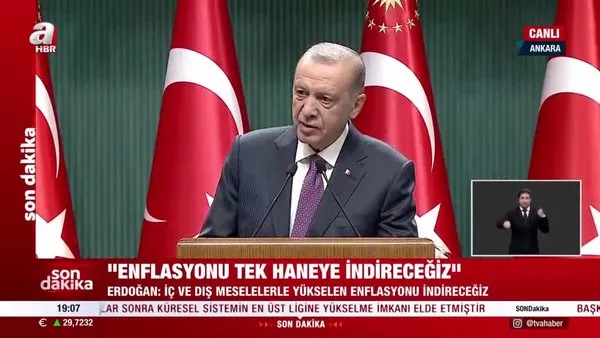 Son Dakika: Başkan Erdoğan'dan Kabine Toplantısı sonrası önemli açıklamalar! | Video