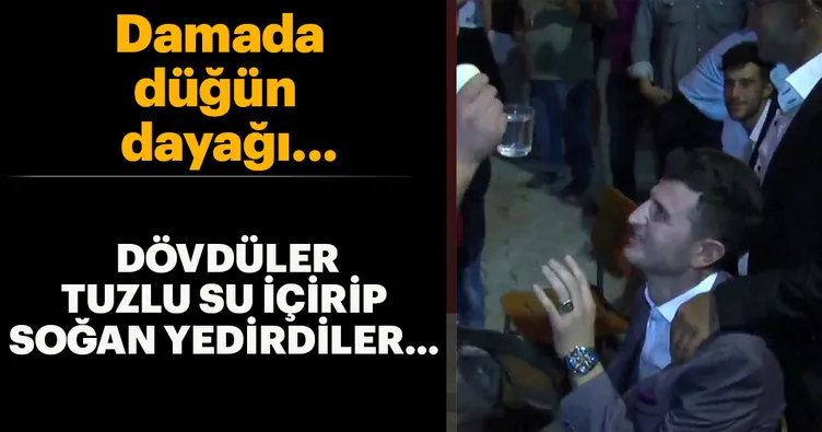 Damada düğün dayağı...